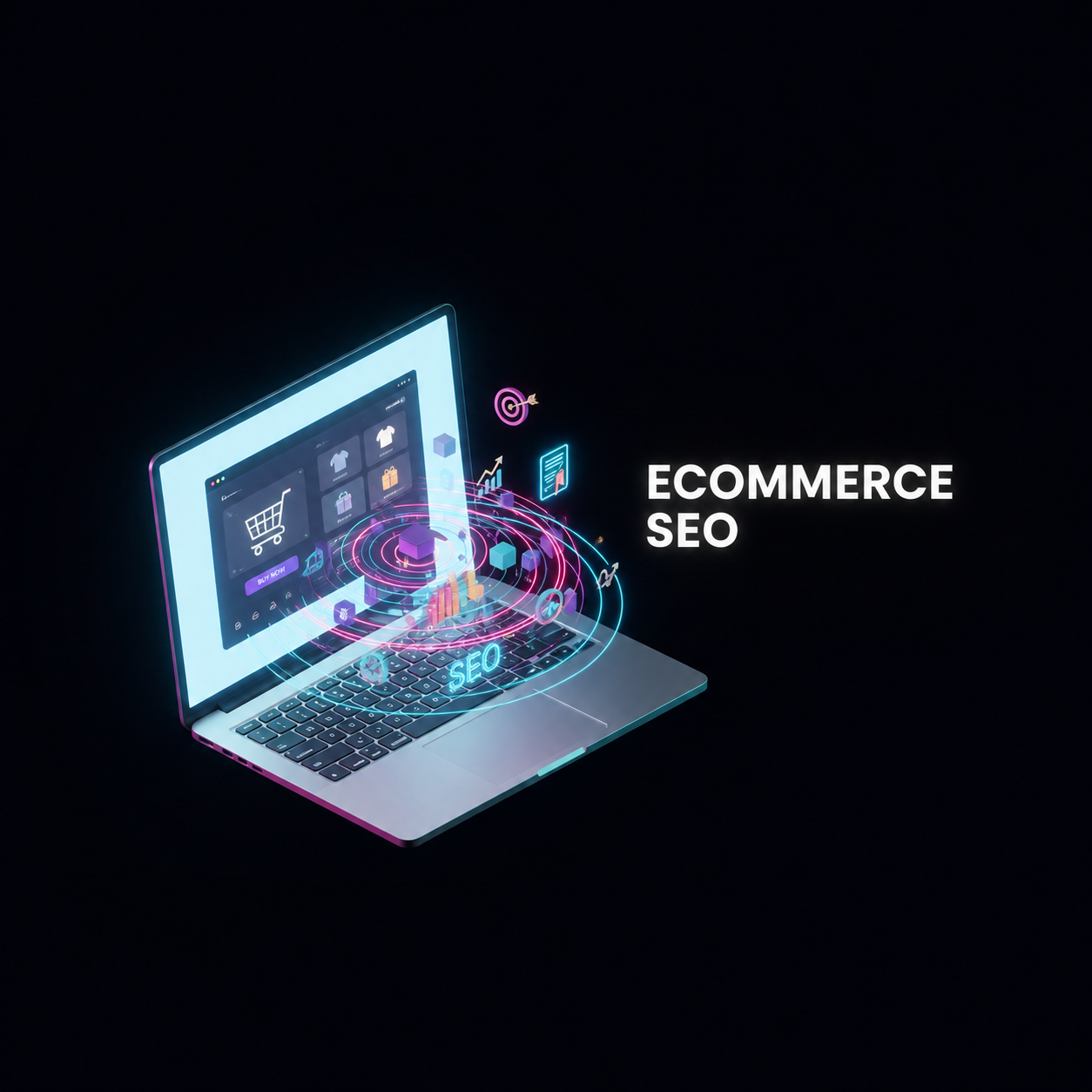 Ecommerce SEO service illustration